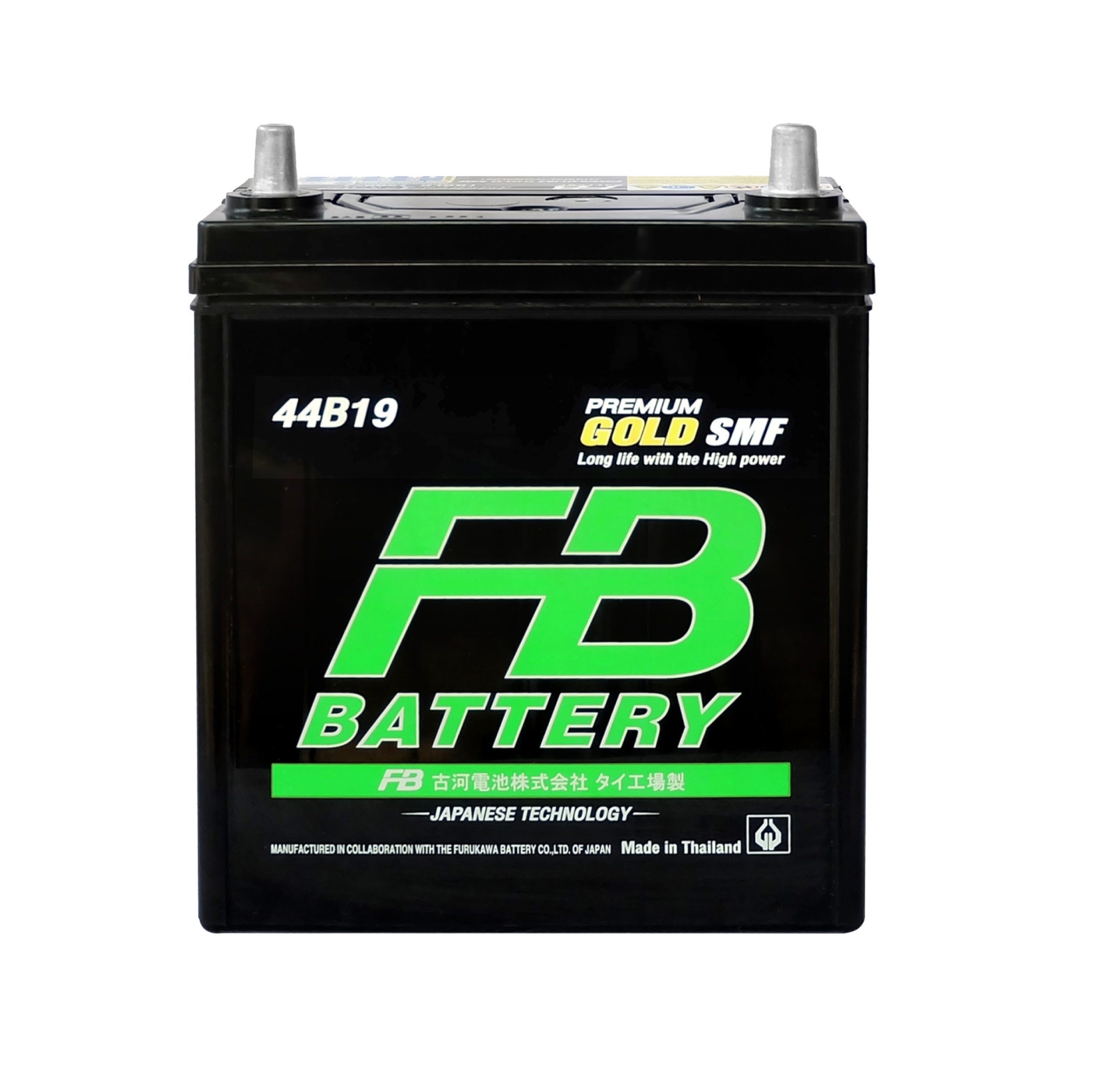 แบตเตอรี่รถยนต์ FB รุ่น GOLD 44B19L-SMF