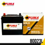แบตเตอรี่รถยนต์ PUMA รุ่น 80D23L